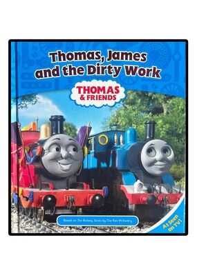 BUNDLE & SAVE 🚂Thomas & Friends "Thomas, James & the Dirty Work" Hardcover Book